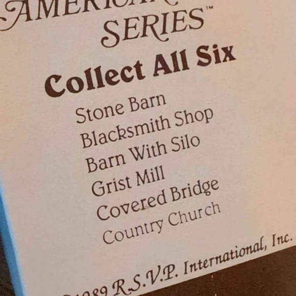 The American Rustic Series Country Christmas Cottages - Country Church - Picture 3 of 10